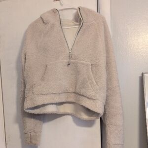 Lululemon Athletica Cream Teddy Jacket